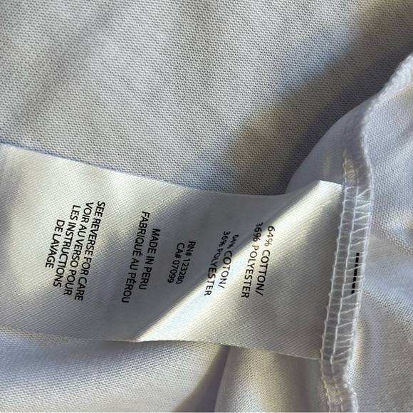 NEW Travis Mathew Polo Shirt Mens XXL 2XL White Golf Casual Performance FLAW - Picture 5 of 10